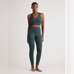 Quince Ultra-Soft High-Rise Legging Heather green size M